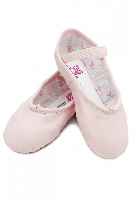 Preschool to Standard 1 - Children's Leather Ballet Shoes