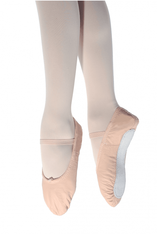 Preschool to Standard 1 - Children's Leather Ballet Shoes